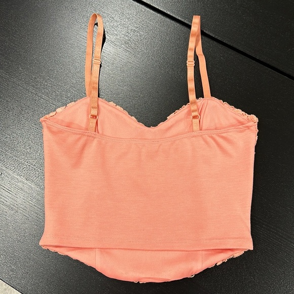 Tobi Flower Crochet Crop Top - S - Picture 8 of 8